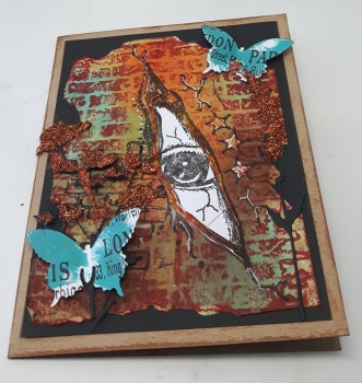 Stamping-Fairies / Alexa Czar - Auge / Wand groß